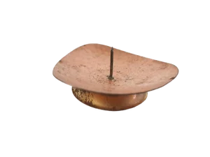 Copper and Brass Candle Holders, Denmark, 1960s, Set of 8