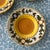 Italian Vintage Italian Handpainted Yellow Miniature Bowls- Set of 6 For Sale - Image 3 of 6