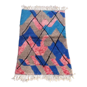 2020s Contemporary Moroccan Rug - 3'6" X 4'11" Ft