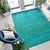 Pasargad DC Green Hand Knotted Area Rug For Sale - Image 4 of 4