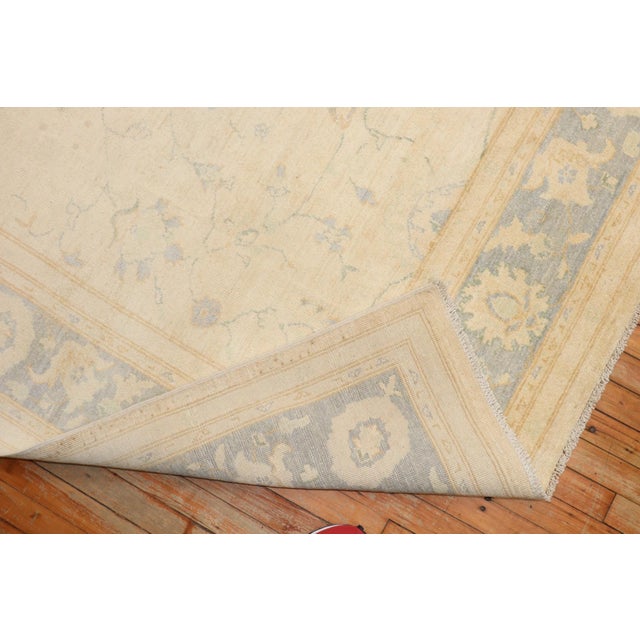 Traditional Early 21st Century Muted Pishawar Rug - 8'3" x 9'8" For Sale - Image 3 of 7