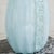 Italian Ice Blue Murano Glass Vase with Wave Appliqué, 1950s For Sale - Image 4 of 7