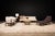 Wood Mp-163 “Earth” Lounge Chair With Ottoman in Tufted Velvet Upholstery, Percival Lafer, 1976 For Sale - Image 7 of 15