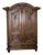 19th Century Castle Oak Cabinet For Sale