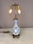 Late 19th Century Blue and White Chinese Porcelain & Brass Table Lamp For Sale - Image 4 of 9