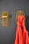 Rattan and Bamboo Coat Rack with Mirror in the style of Franco Albini, Italy, 1960s, Set of 2 For Sale - Image 10 of 12