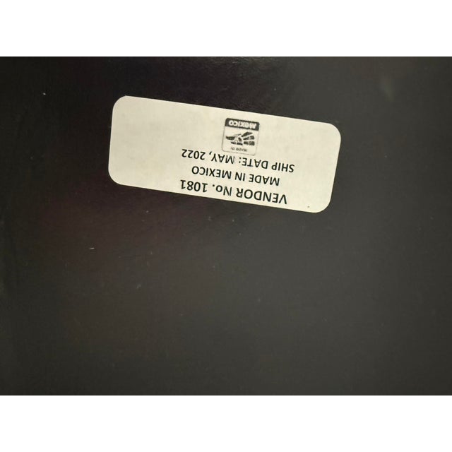 Brown Sol & Luna Brown Leather and Iron Counter Stool, Showroom Sample For Sale - Image 8 of 8