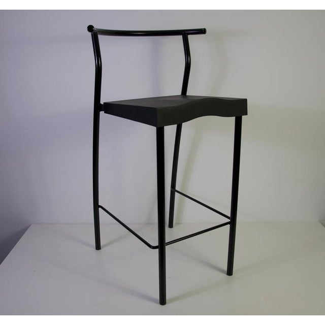Black Barstools by Philippe Starck for Kartell, Italy, 1980s, Set of 3 For Sale - Image 6 of 10
