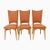 Mid-Century Dining Chairs in Beech and Red Moleskine, France, 1950s, Set of 6 For Sale - Image 13 of 13