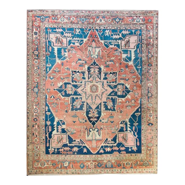Late 19th Century Persian Serapi Rug For Sale