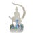 Crystal Glass Liuli Pate-De-Verre Moon Face Kwan Yin Bodhisattva Statue For Sale In San Francisco - Image 6 of 6