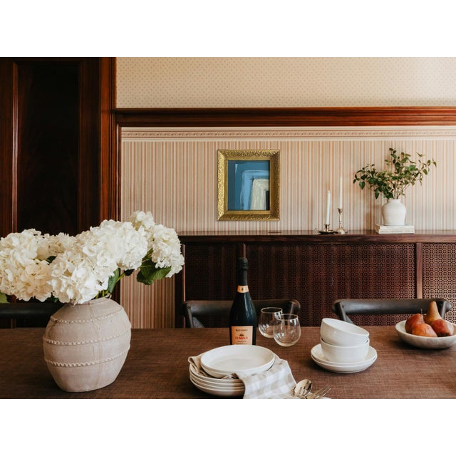 “Tranquility” Abstract Art in Antique Frame, Transitional Living Room Art by JTS For Sale In Minneapolis - Image 6 of 10