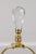 1980s Pair Sunning Italian Brass & Crystal Urn Style Table Lamps For Sale In Philadelphia - Image 6 of 16