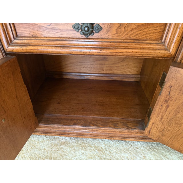 Glass Vintage Thomasville Segovia 5 Piece Spanish Baroque Bedroom Set For Sale - Image 7 of 17