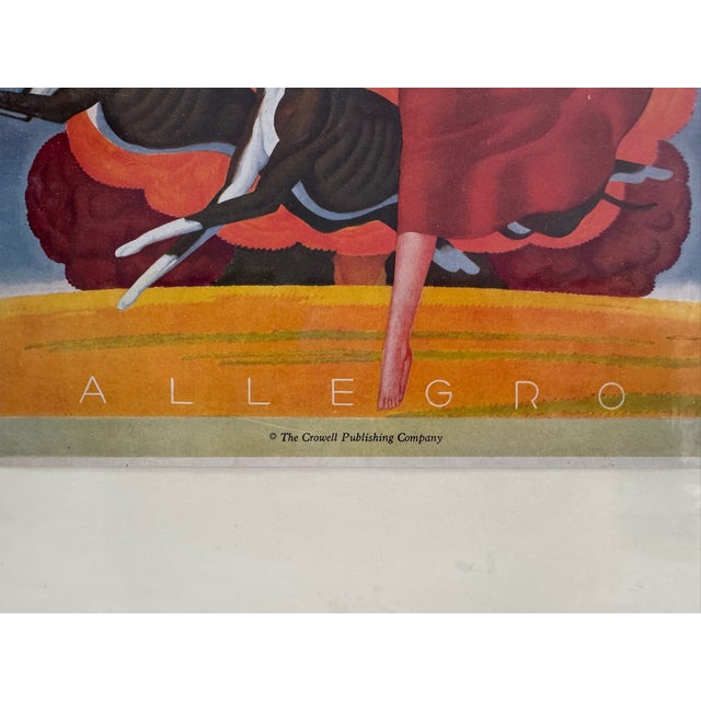 1931 Original Woman's Home Companion Cover, October, William P. Welsh, Art Deco, Matted For Sale - Image 4 of 6