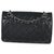 Chanel Black Quilted Lambskin Small Classic Double Flap Bag For Sale - Image 4 of 9