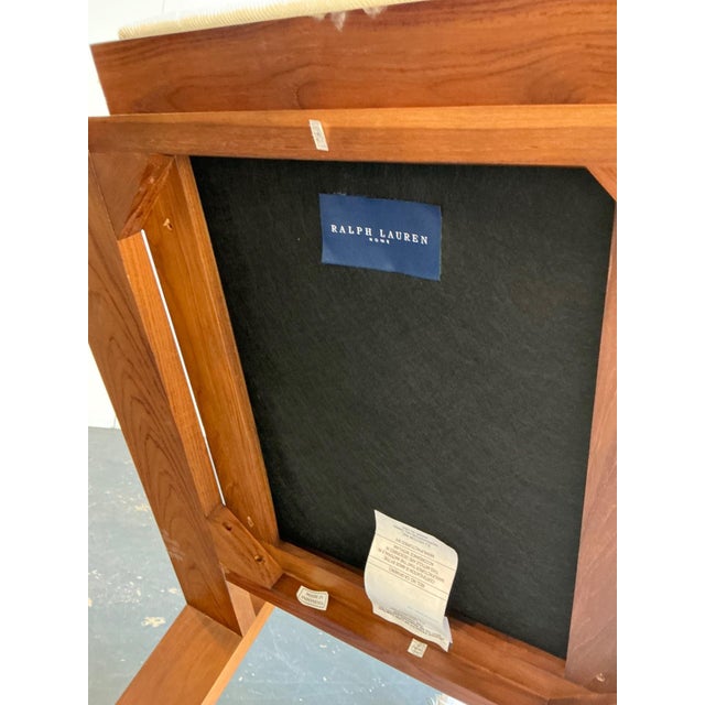Brown Vintage Ralph Lauren “Modern Desert” Wood Club Chair For Sale - Image 8 of 12