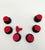 Black Murano Glass Rosolio Set attributed to Napoleone Martinuzzi, 1940s, Set of 10 For Sale - Image 8 of 9