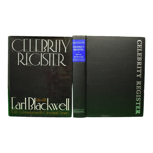 "Celebrity Register" 1973 Blackwell, Earl For Sale