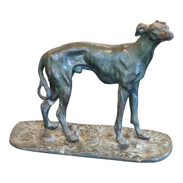 Bronze Dog Sculpture For Sale