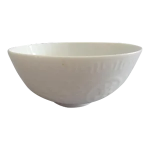Blanc De Chine Porcelain Late 19th C. -Early 20th C. Bowl