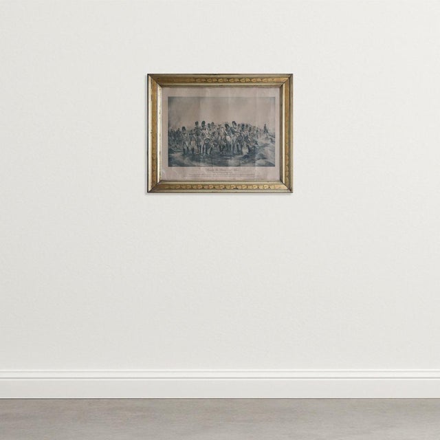 After Lady Butler, Steady, the Drums and Fifes!, 1890s, Lithograph, in Worn conditions. Designed 1890 to 1919