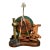 Vintage Wood and Metal Maritime Assemblage Lamp For Sale