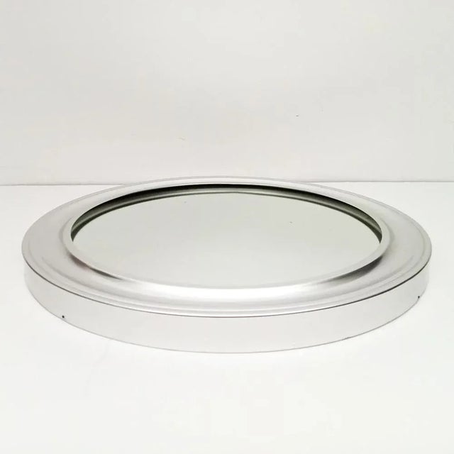 Mid-Century Modern Round Narcissus Style Wall Mirror by Sergio Mazza for Artemide, Italy, 1960s For Sale - Image 3 of 5