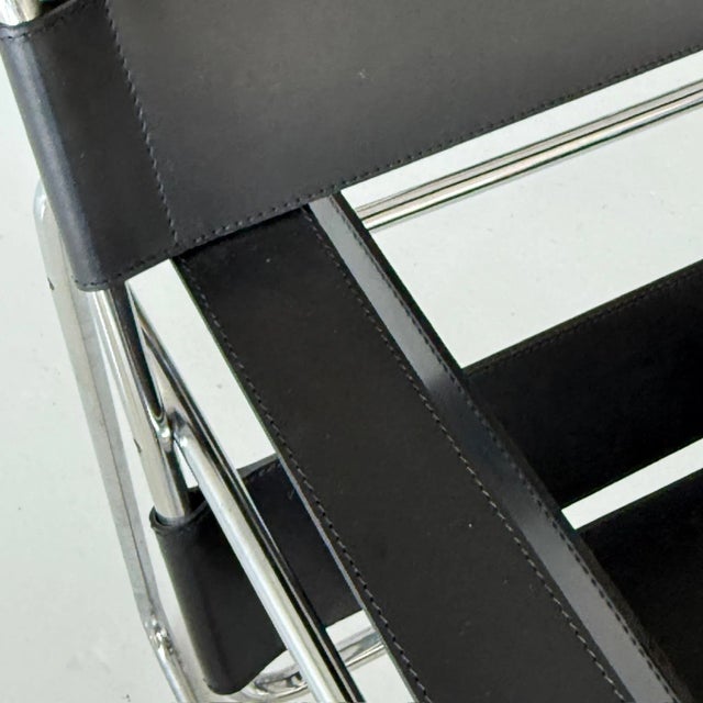 1970s 1970s Wassily Chairs by Marcel Breuer for Gavina- Set of 2 For Sale - Image 5 of 11