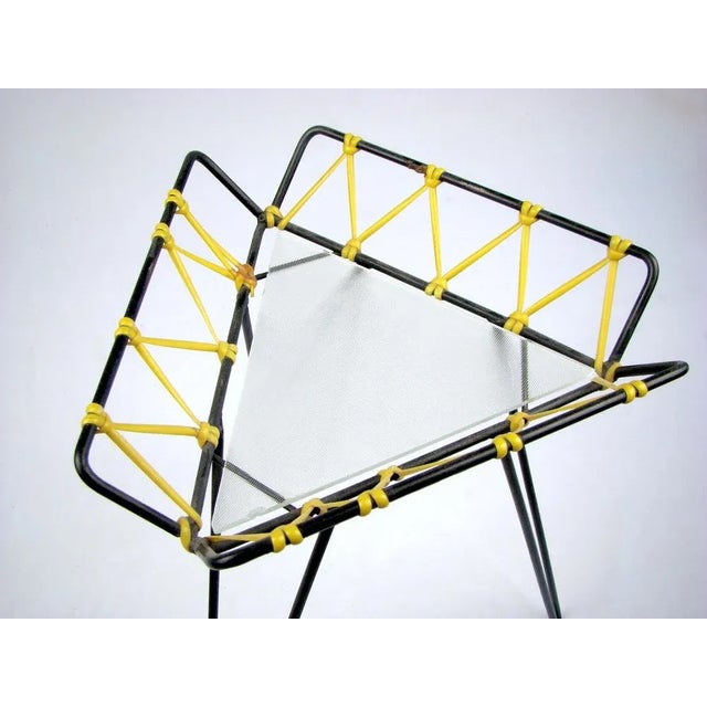 Metal Mid-Century Minimalist Tripod Plant Stand, 1950s For Sale - Image 7 of 10