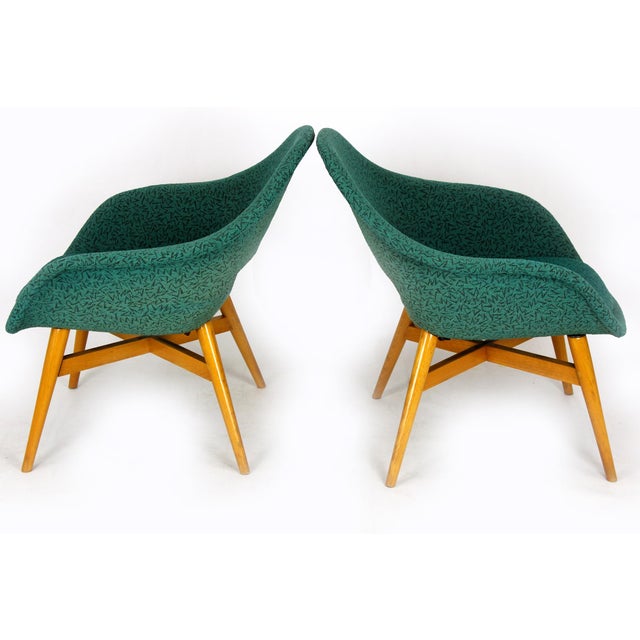 Armchairs by Miroslav Navratil for Tatra Nábytok, 1960s, Set of 2 For Sale - Image 14 of 18