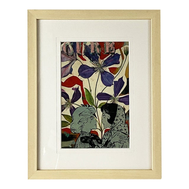 Contemporary Collage "Cure Ate" by Paris Artist Matthew Rose For Sale