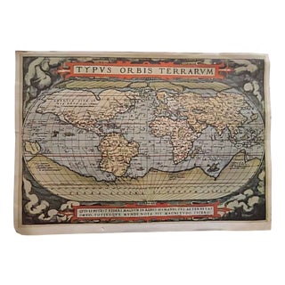 Hand-Colored Copperplate Nova Totius Terrarum Orbis Tabula World Map by Justus Danckerts, Amsterdam, Late 17th Century For Sale
