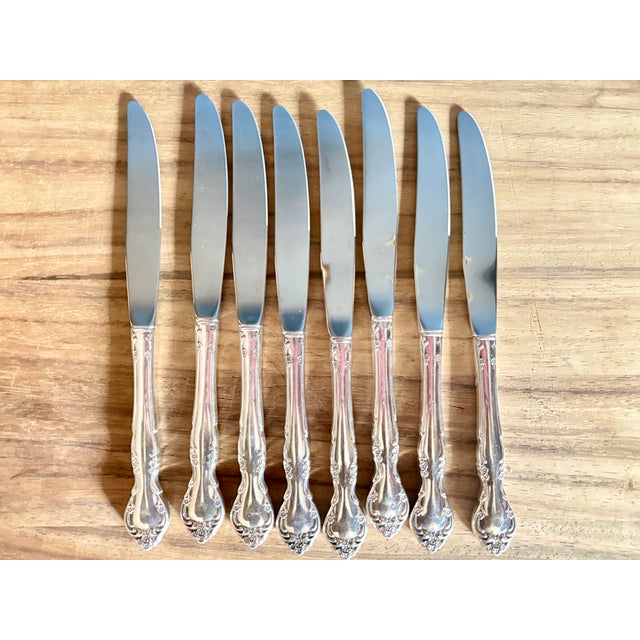 Oneida Vintage Oneida Community "Affection" Silverplate Flatware Set - 45 pcs For Sale - Image 4 of 11