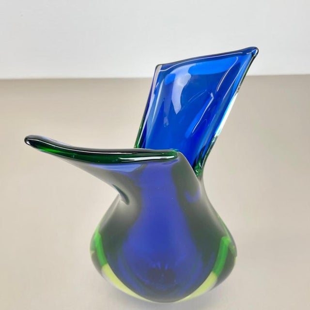 1970s Sommerso Glass Vase by Flavio Poli for Seguso, 1970 For Sale - Image 5 of 18