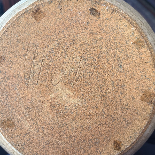 Studio Pottery Mid Century Large Frank Willets Studio Pottery Vase For Sale - Image 4 of 4