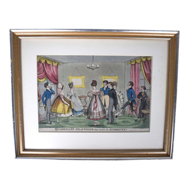 Late 19th Century Quadrilles-Practising for Fear of Accidents! For Sale