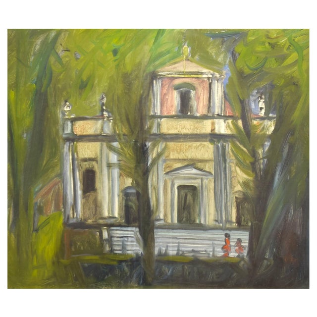 Nazareno Gattamenata, Landscape, Oil on Canvas, 1993 For Sale