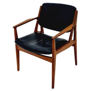 Danish Teak Armchair by Arne Vodder for Vamo Möbler, 1960s For Sale