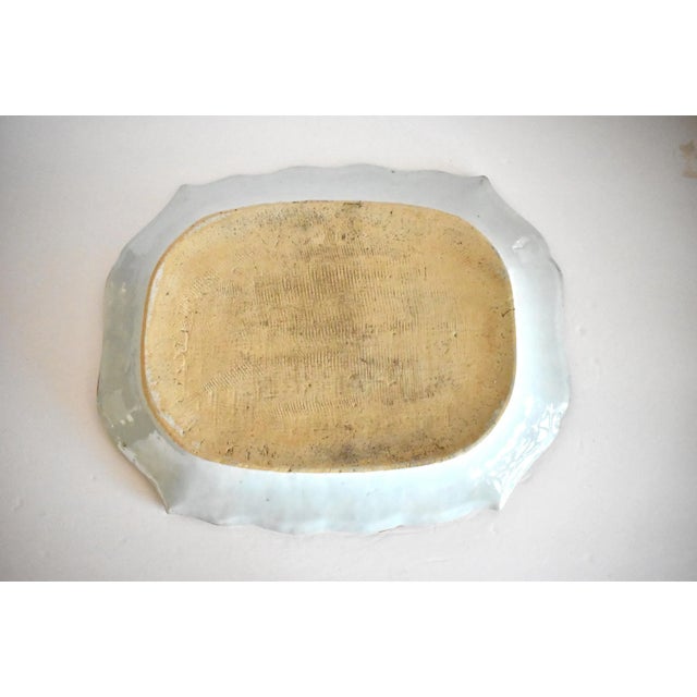 Pair of Qianlong Blue Underglaze Chinese Export Porcelain Deer Platters For Sale - Image 11 of 13