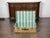 Early 20th Century French 1930s Lavolaille Pine Trunk with Maker's Label and Monogram For Sale - Image 5 of 12