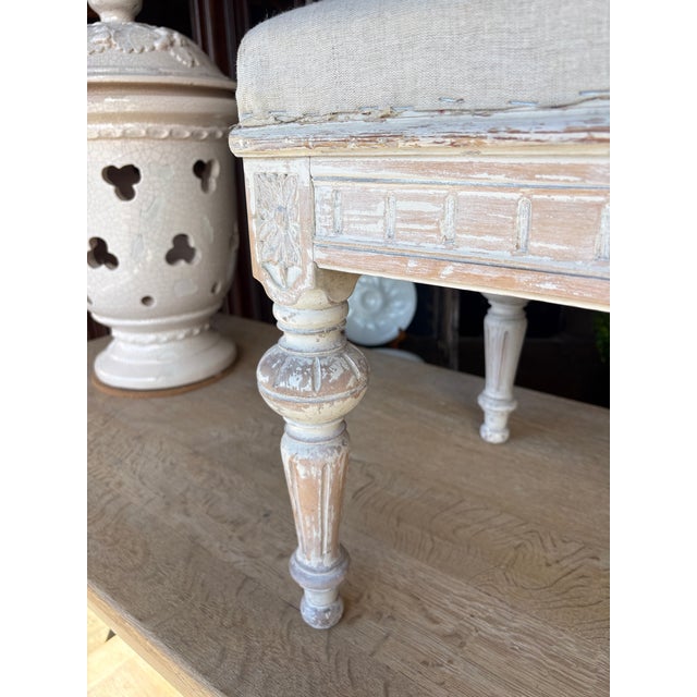 Wood Early 19th Century Gustavian Style Swedish Footstool For Sale - Image 7 of 15