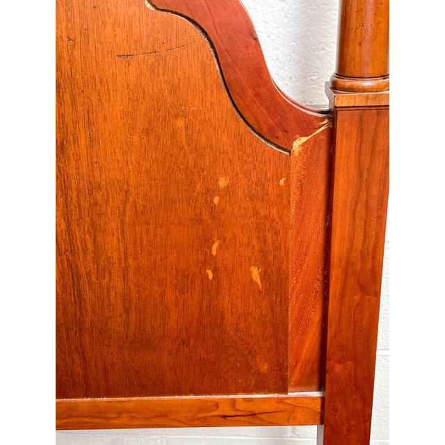 Vintage Walnut Headboards With Posts a Pair Chairish