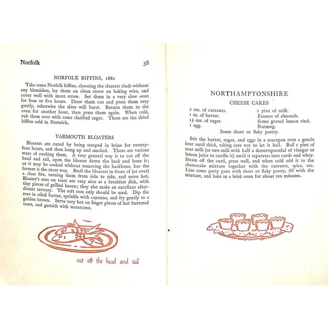 "County Recipes of Old England" 1929 Edden, Helen [Compiled By] For Sale - Image 10 of 10