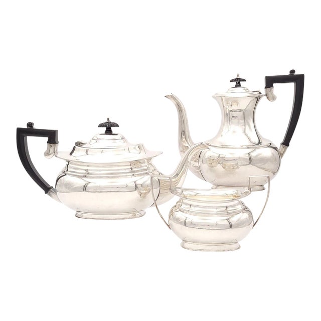 Circa 1950 Silverplate Tea or Coffee Set, England- 3 Pieces For Sale