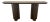 Rh Oslo Cylinder Console Table — 60" For Sale