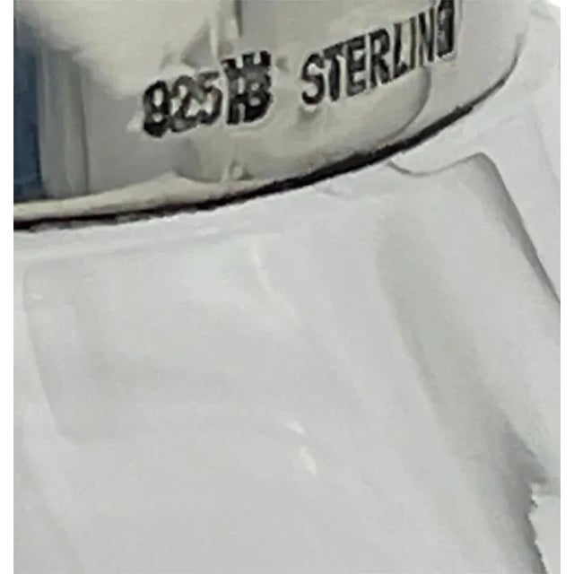 Glass Crystal Decanters with Silver Mounts by Hermann Bauer, Germany, Set of 3 For Sale - Image 7 of 8