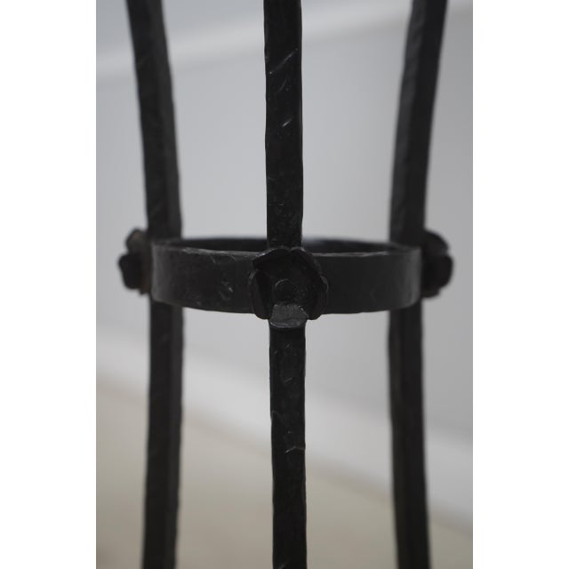 Wrought Iron Base 19th Century Copper Basin Stand For Sale In Philadelphia - Image 6 of 11