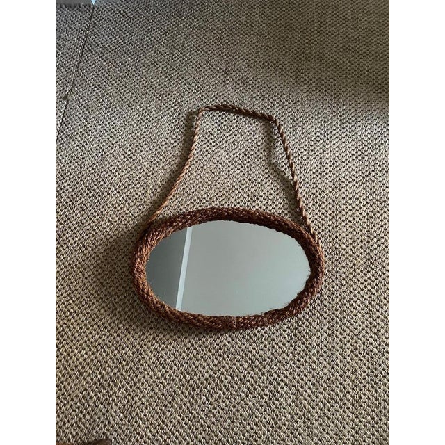 Mirror attributed to Audoux & Minet, 1960s For Sale - Image 6 of 6