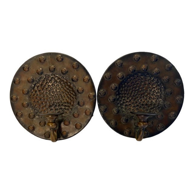 Pair of Arts & Crafts Style Sconces For Sale